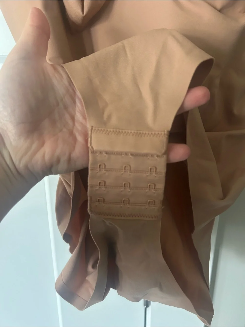 knix LuxeLift Bodysuit in Tan